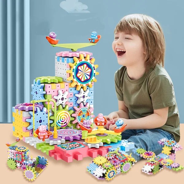 Educational Building Set for 2-3 Year Olds – Intro to Gears Kit