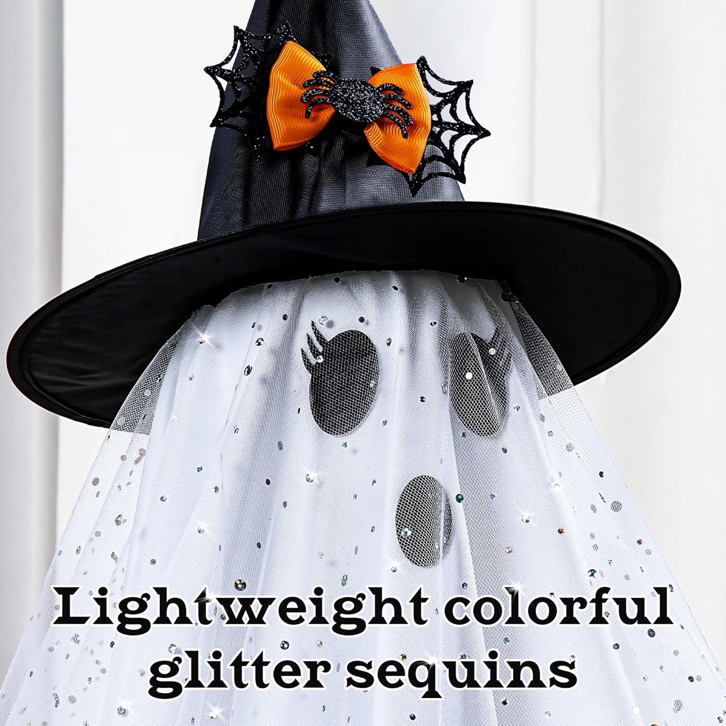 Halloween Ghost Decorations | Remote Control String Lights for Outdoor and Indoor Parties, Perfect for Yards, Gardens & Lawn Displays