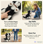 Realistic Robot Puppy – Border Collie Interactive Dog Toy That Walks & Makes Sounds | Perfect Gift for Kids