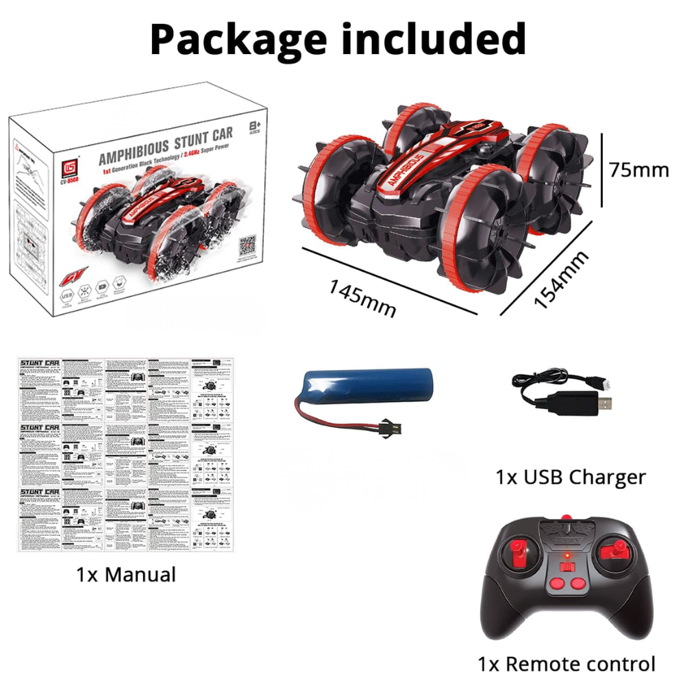 Safe & Fun Remote Control Car for 3, 4, 5 Year Olds | Waterproof Best Remote Control Car Toy for Boys & Girls