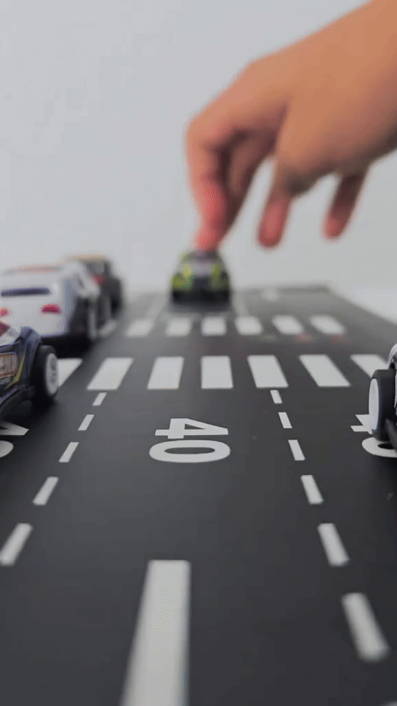 Racing Car Play Set | 48 Durable Cars for Creative Races and Educational Play for Children 3+