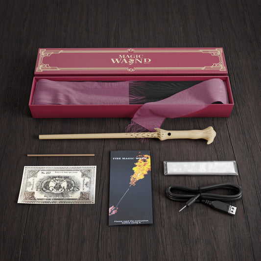 Enchanting Fireball Wand – Unleash Your Inner Wizard with Real Fire-Shooting Magic