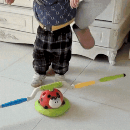 3-in-1 Active Play Toy for Kids | Jumping Pad, Ring Toss & Rocket Launcher for Indoor and Outdoor Fun