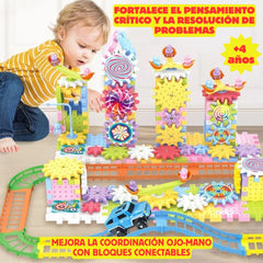 Educational Building Set for 2-3 Year Olds – Intro to Gears Kit