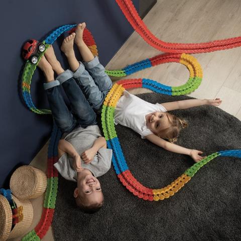 Anti-Gravity Racing Track | Glow-in-the-Dark, Flexible Layout & Educational Fun for Kids Aged 3+