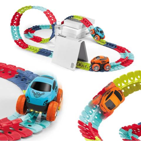 Anti-Gravity Racing Track | Glow-in-the-Dark, Flexible Layout & Educational Fun for Kids Aged 3+