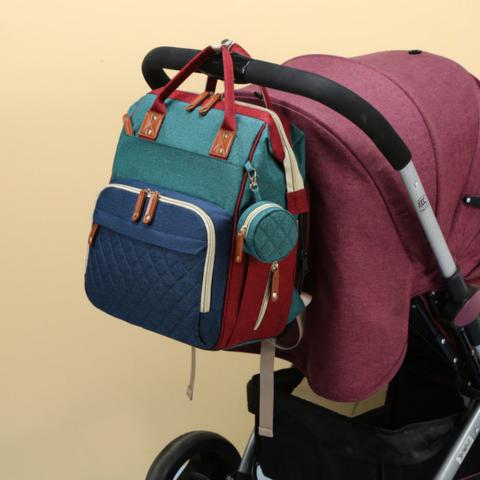 Baby Changing Backpack with Fold-Out Bed | Water-Resistant, Organised & Ideal for On-the-Go Parents