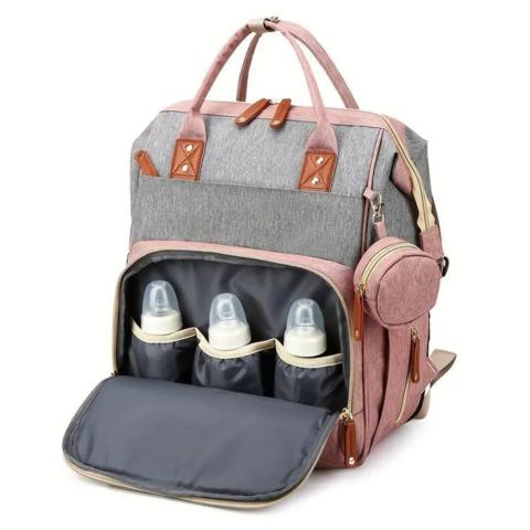 Baby Changing Backpack with Fold-Out Bed | Water-Resistant, Organised & Ideal for On-the-Go Parents