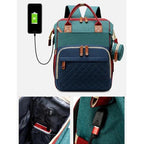 Baby Changing Backpack with Fold-Out Bed | Water-Resistant, Organised & Ideal for On-the-Go Parents