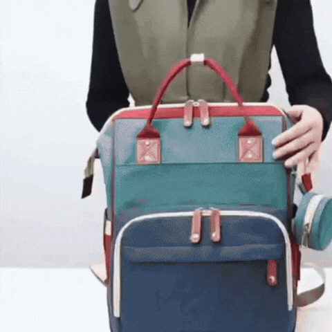 Baby Changing Backpack with Fold-Out Bed | Water-Resistant, Organised & Ideal for On-the-Go Parents