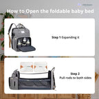 Baby Changing Backpack with USB Charging – Spacious Nappy & Diaper Bag for Baby Essentials | Baby Shower Gift for Mums & Dads UK