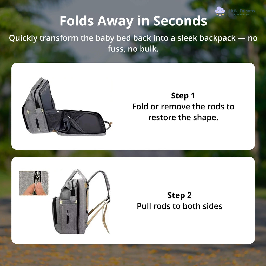 Baby Changing Backpack with USB Charging – Spacious Nappy & Diaper Bag for Baby Essentials | Baby Shower Gift for Mums & Dads UK