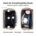 Baby Changing Backpack with USB Charging – Spacious Nappy & Diaper Bag for Baby Essentials | Baby Shower Gift for Mums & Dads UK