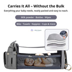 Baby Changing Backpack with USB Charging – Spacious Nappy & Diaper Bag for Baby Essentials | Baby Shower Gift for Mums & Dads UK