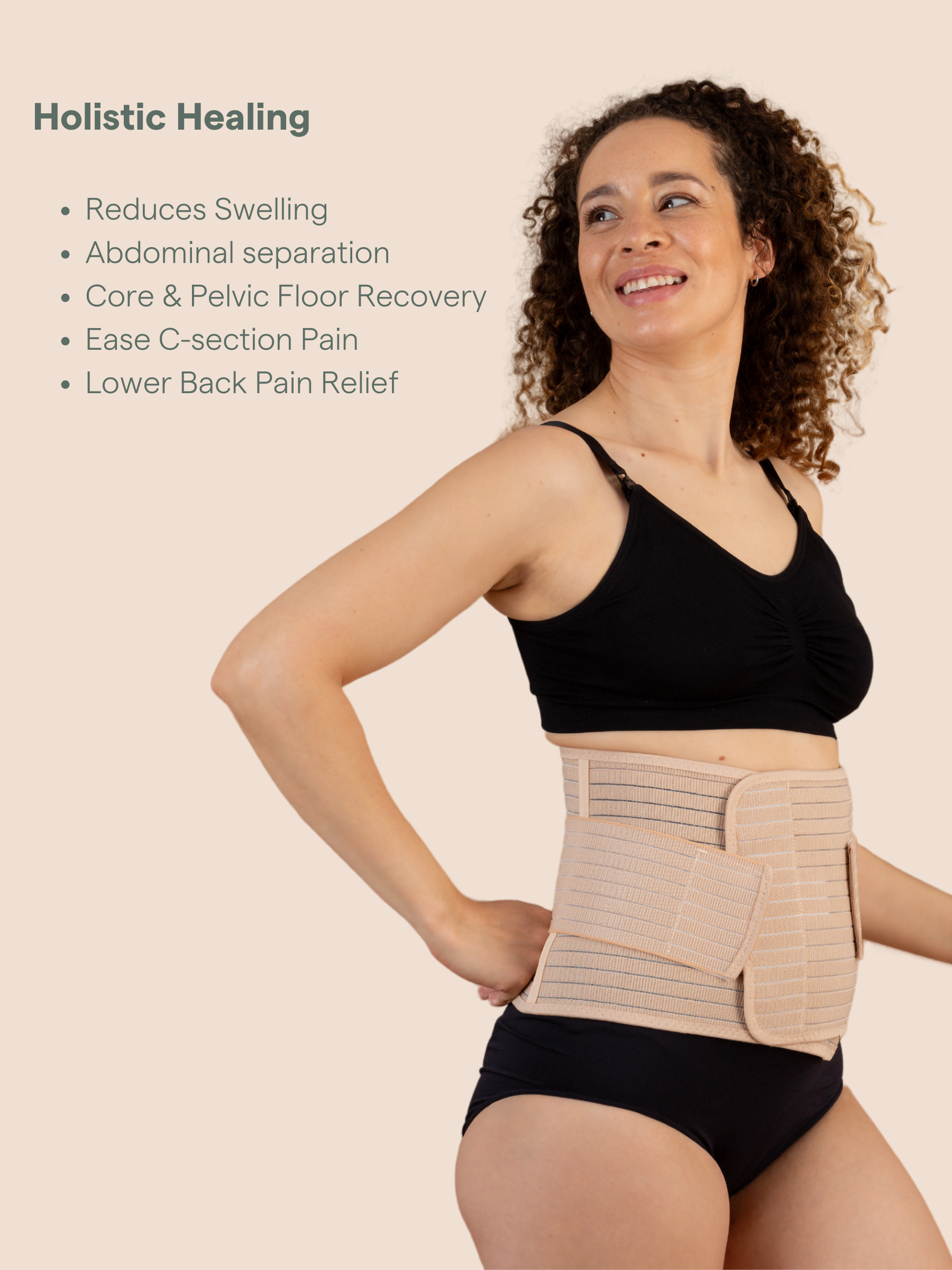 Postpartum Support Belt – Postpartum Belly Wrap for Recovery & Core Support - For C-Section & Natural Delivery