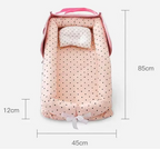 Portable Baby Nest Bed | Ultra-Soft, Lightweight & Travel-Friendly for Newborns 0-12 Months