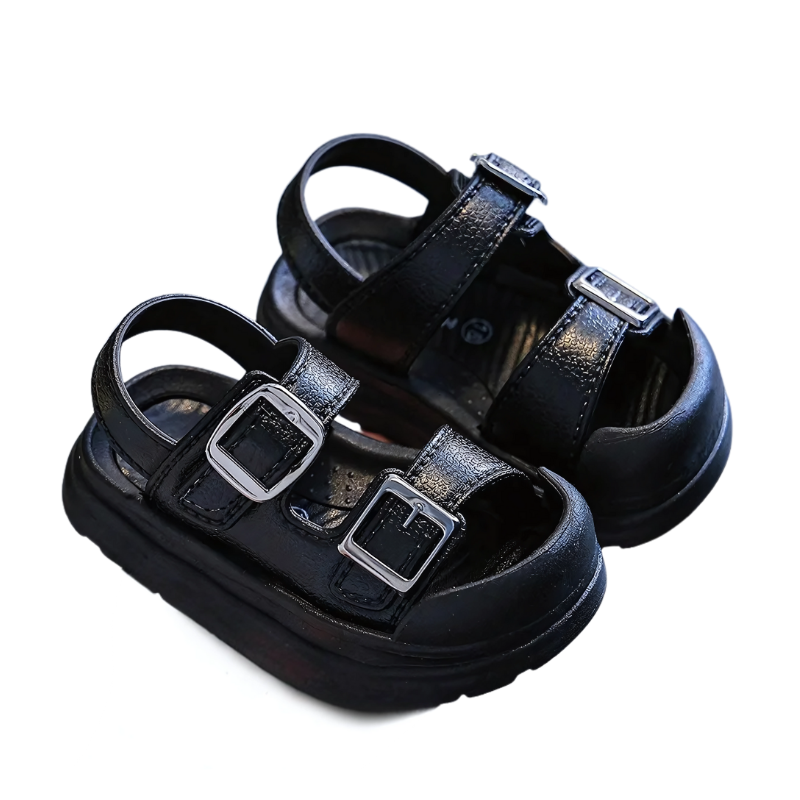 Buckle Sandals for Kids | Soft, Anti-Slip Sole & Comfortable for Daily Play and Beach Outings (Ages 2-5+)