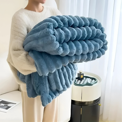 Soft Throw Blanket | Cozy and Plush Teddy Throw for Extra Comfort