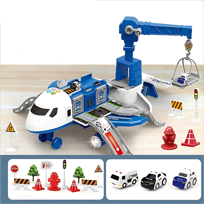 Transformative DIY Plane Toy | Boosts Creativity, Problem Solving & Engaging Educational Content for Kids Aged 3-5+ Years