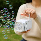Kids Bubble Machine Toy | Handheld Bubble Blower for Outdoor Play, Bath Time & Birthday Fun