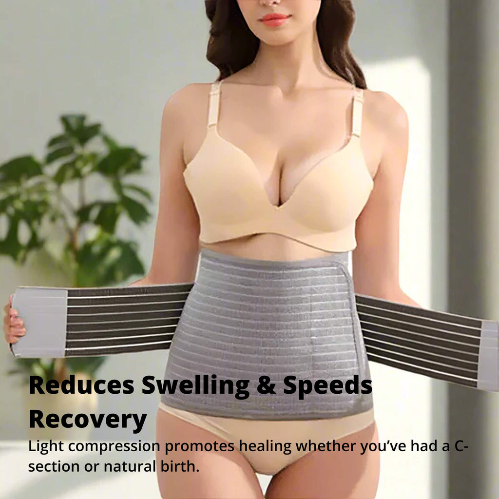 C-Section Abdominal Binder – Postpartum Stomach Band for Tummy Support & Post-Birth Recovery