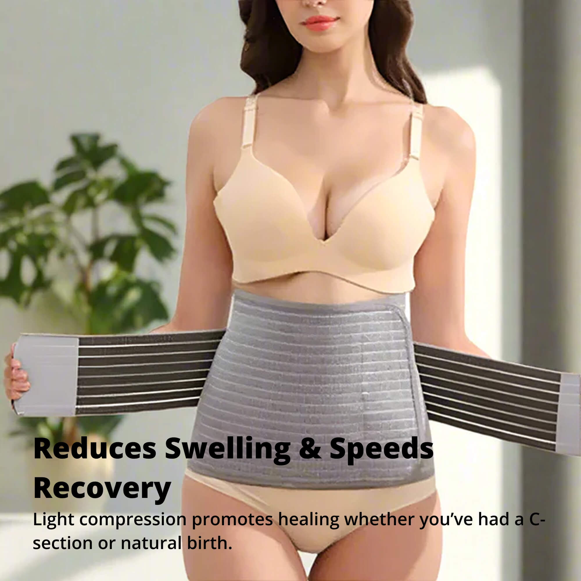 C-Section Abdominal Binder – Postpartum Stomach Band for Tummy Support & Post-Birth Recovery