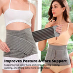 C-Section Abdominal Binder – Postpartum Stomach Band for Tummy Support & Post-Birth Recovery