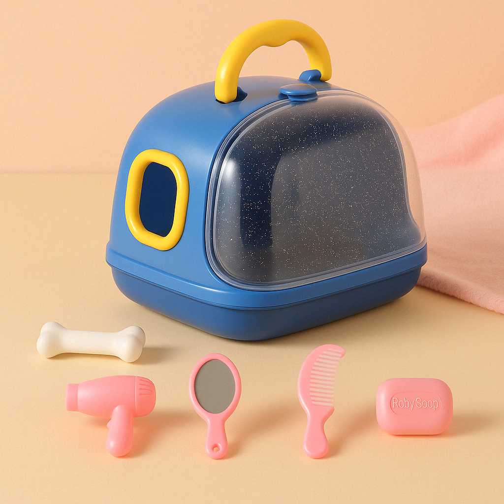 Children Pretend Play Pet Care Set Simulation Electric Plush Stuffed Dog Cat Rabbit Toy Walking Barking Education Toys for Girls