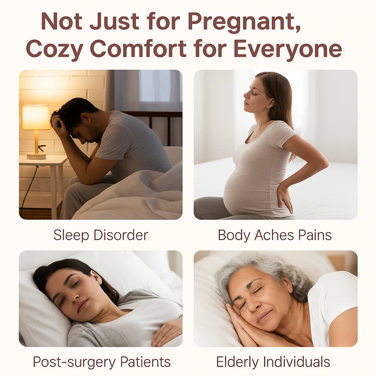 U Shaped Pregnancy Pillow | Full Body Support for Back, Legs & Belly for Pregnant Women