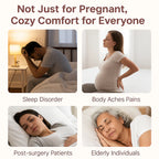 U Shaped Pregnancy Pillow | Full Body Support for Back, Legs & Belly for Pregnant Women