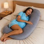 U Shaped Pregnancy Pillow | Full Body Support for Back, Legs & Belly for Pregnant Women