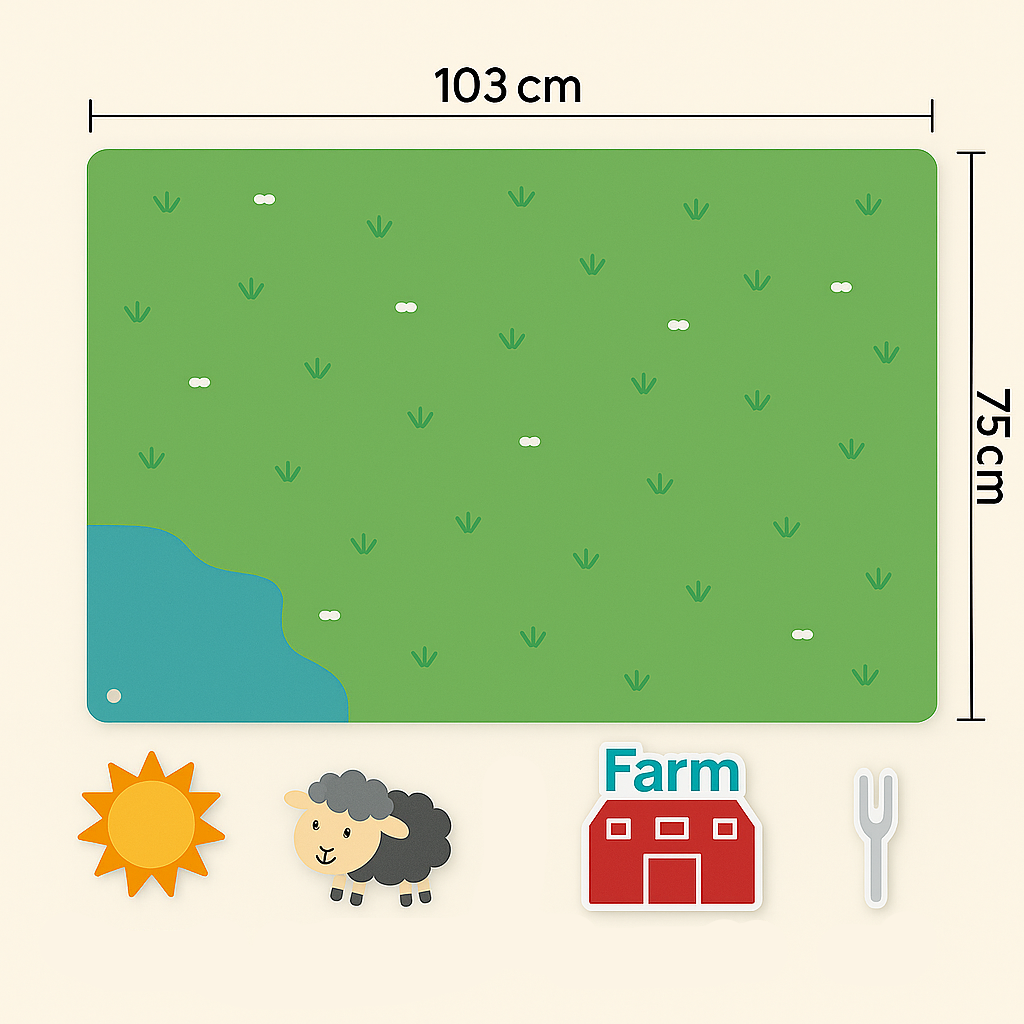 Felt Board for Kids | Durable, Educational & Encourages Imagination and Creativity During Playtime