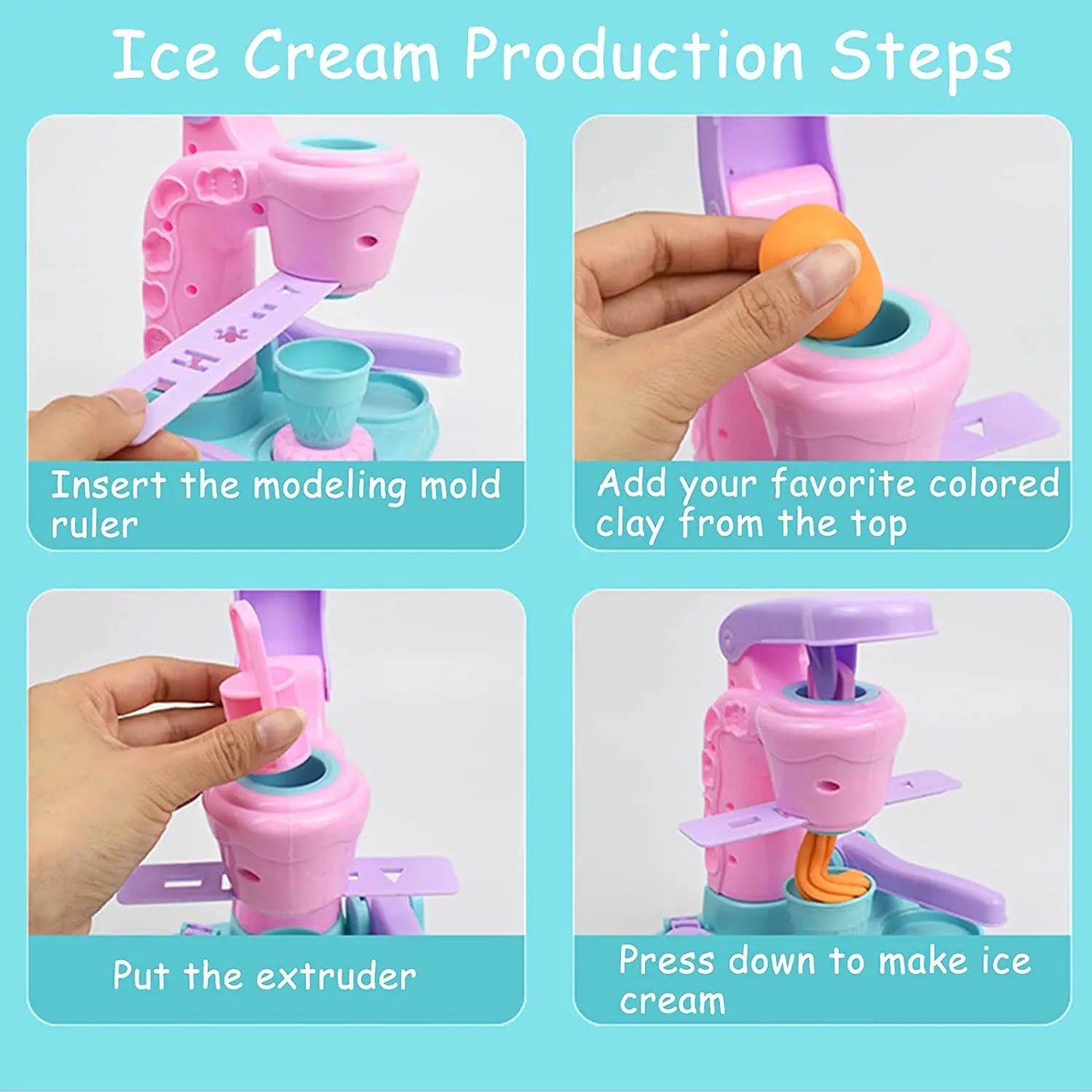 Ice Cream Machine Educational Toys for 5 Years Old