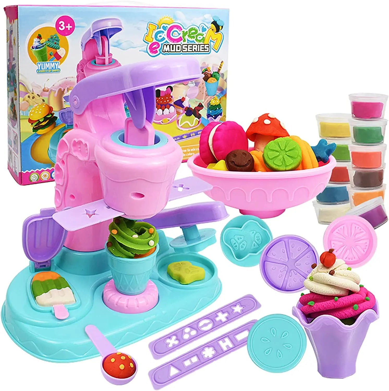 Fantasy Ice Cream Clay Play Set | Creative, Educational & Perfect for Children to Develop Their Imagination