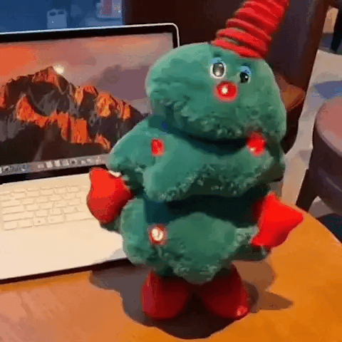 Robotic Christmas Ornament - Singing Dancing Christmas Tree Plush Toy