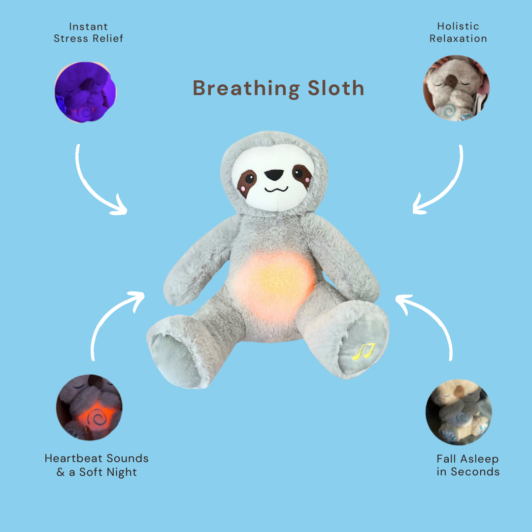 Breathing Otter Plush Toy - Soothing Stitch Teddy for Anxiety & Stress Relief