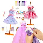 DIY Kids Fashion Design Kit| Creative Tools, Fabrics & Accessories to Inspire Young Designers