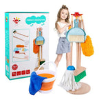 Montessori Wooden Cleaning Set | Durable, Non-Toxic & Ideal for Educational Play and Developing Everyday Skills