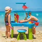 3-in-1 Outdoor Sand & Water Table | BPA-Free, Weather-Resistant & Ideal for Backyard Fun and Summer Play for Kids