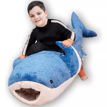 Plush Whale Shark Toy – Soft & Cuddly Giant Shark Plushy for Kids