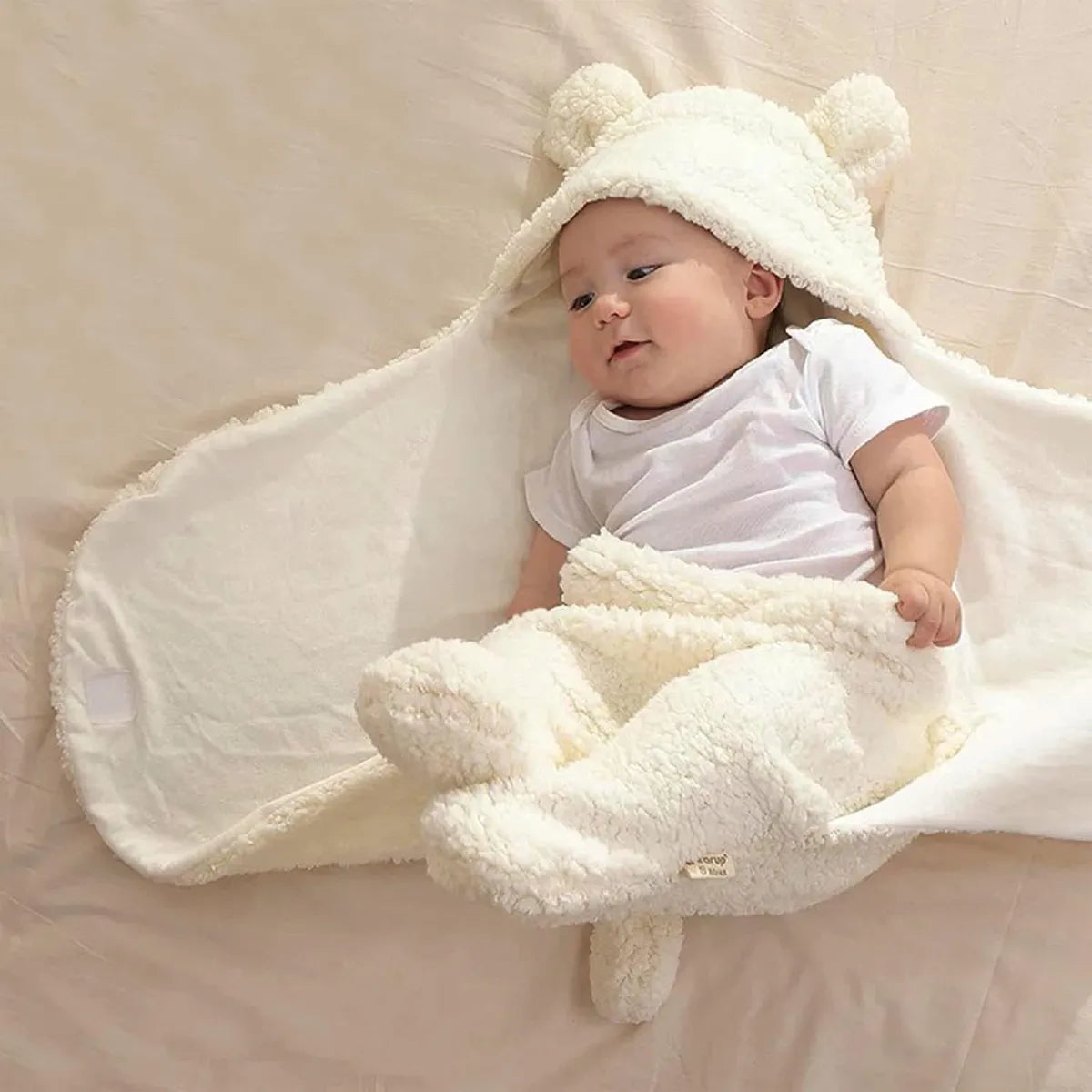 Baby Wrap Blanket | Soft, Adjustable & Warm for Infants During Winter Sleep
