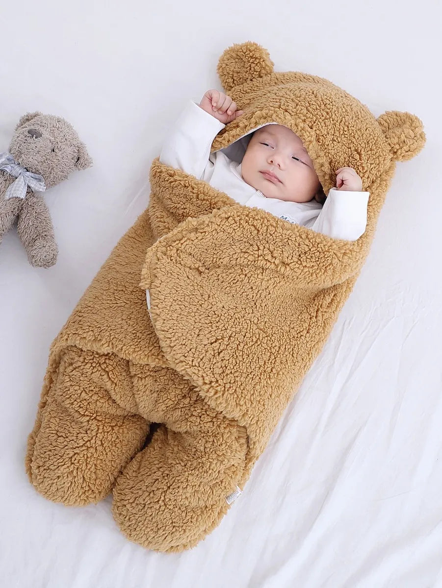Baby Wrap Blanket | Soft, Adjustable & Warm for Infants During Winter Sleep