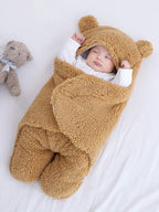 Baby Wrap Blanket | Soft, Adjustable & Warm for Infants During Winter Sleep