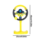 TinyDriver Kids Steering Wheel – Interactive Driving Wheel Toy for Pushchair Adventures