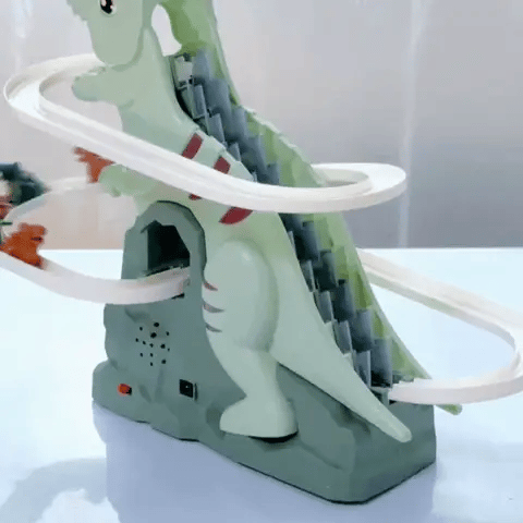 Dino-Powered Racing Track | Interactive Lights & Music for Kids Aged 3-5, Boosts Imagination and Motor Skills