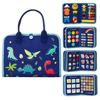 Toddler’s Busy Book – Montessori Sensory Activity Book & Busy Board for Early Learning and Fine Motor Skills