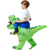 Image of Inflatable Rex Dinosaur Halloween Costume for Kids and Adults