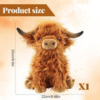 Plush Highland Cow Toy | Soft, Cuddly & Ideal Gift for All Ages