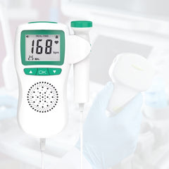 Fetal Heart Rate Doppler with Enhanced Sensitivity - Clear and Precise Heartbeat Readings for Expecting Parents to Stay Connected with Their Baby