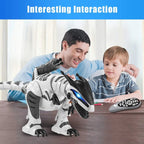 Interactive RC Dinosaur Toy | Realistic Movements, Light & Sound Effects for Kids Aged 3+